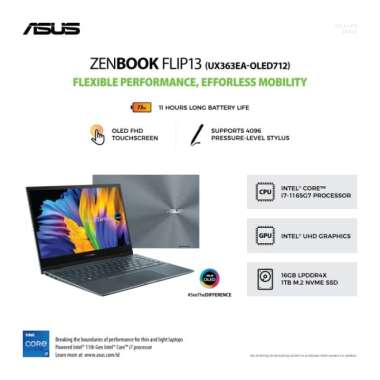 ASUS ZenBook Flip 13 UX363EA-OLED712 - Pine Grey