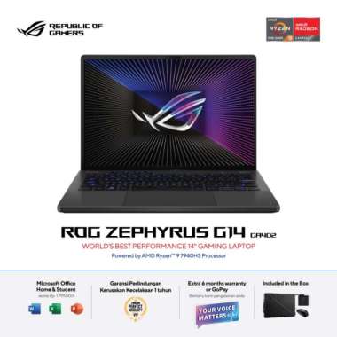 ASUS ROG Zephyrus G14 GA402XI-R947G7G-O - Eclipse Gray Anime Matrix
