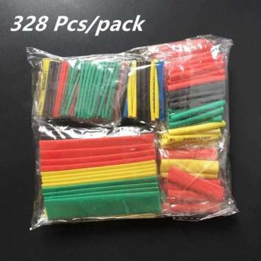 Pengaman Sambungan Kabel Pengaman Kabel Selongsong Heat Shrink Tube 328pcs NO BOX