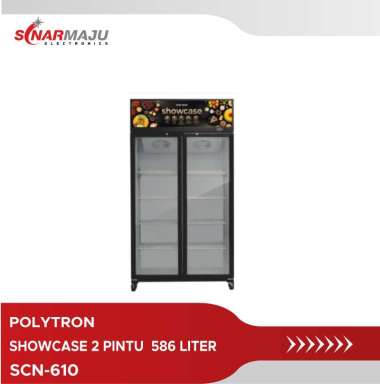 Showcase 2 Pintu Polytron 586 Liter SCN-610 / SCN 610