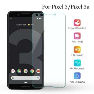 TEMPERED GLASS GOOGLE PIXEL 3 3A 3XL SCREEN GUARD ANTIGORES LAYAR KACA GOPIX 3A