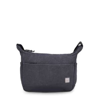 EIGER BTR SHOLDER CANVAS MESSENGER LAPTOP TAS SELEMPANG ORIGINAL Black