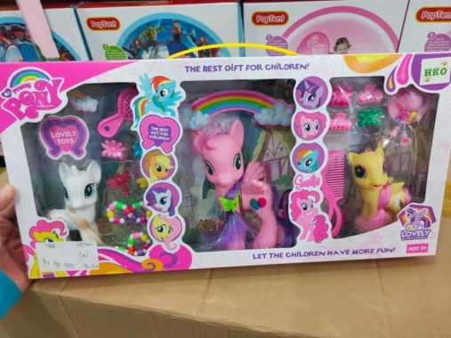 mainan kuda ponny little pony my little pony
