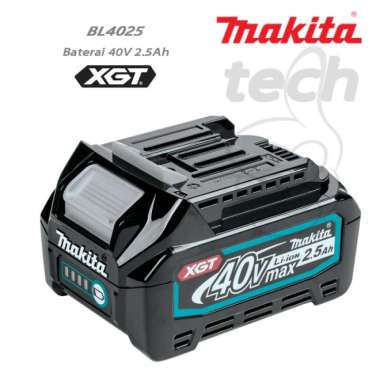 Baterai Makita Battery 40V 40 Volt XGT Li-ion Lithium-Ion 2.5Ah (BL4025)