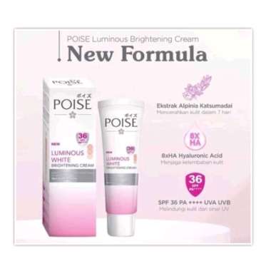 Poise Luminous Brightening Cream 36 spf 20 gr Krim Muka Sunblock