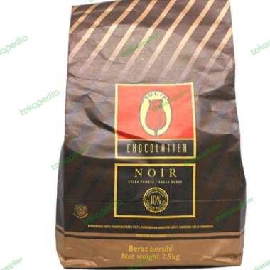 TULIP NOIR COKLAT BUBUK HITAM 2.5KG POUCH CAMPURAN ADONAN CAKE/ROTI