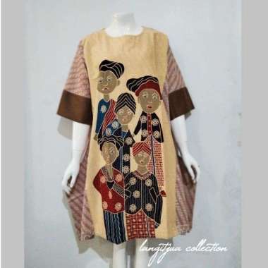 PONCOWATI TUNIK WINGS BATIK SOLO ASLI Coksu 3