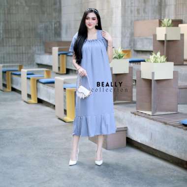 DASTER AIRFLOW CRINCKLE PREMIUM WANITA | DRESS CRINGKLE DASTER FUJI VIRAL | DASTER LAURA HOMEDRESS Z