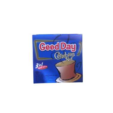 Promo Harga Good Day Instant Coffee 3 in 1 Carrebian Nut per 5 sachet 20 gr - Blibli