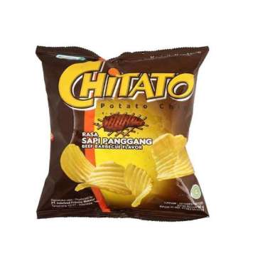 Promo Harga Chitato Snack Potato Chips Sapi Panggang Beef Barbeque 35 gr - Blibli