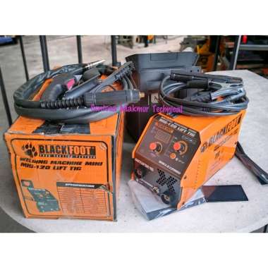 BLACKFOOT MIG 120 Inverter Trafo Las Welding Tanpa Gas CO2 TIG MIG120