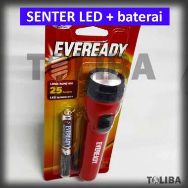 senter led eveready baterai aa / senter kecil led / senter tahan 25 jam / senter camping / senter em