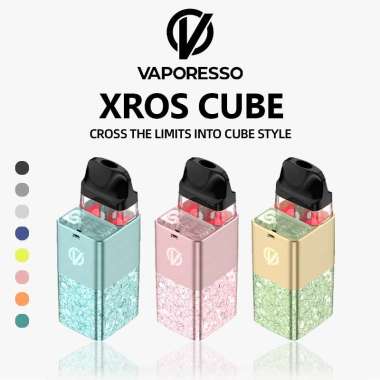 VAPORESSO XROS CUBE Pod Kit 900mAh Vape Pod 100% Original Glitter Pink