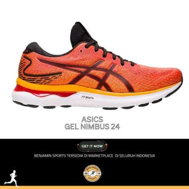 Sepatu lari Asics Gel Nimbus 24 | Mens Running shoes Marathon
