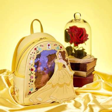 Loungefly Disney Princess Beauty and The Beast Belle Lenticular Mini Backpack