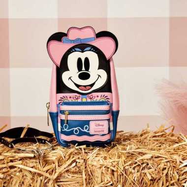 Loungefly Disney Western Minnie Mini Backpack Pencil Case