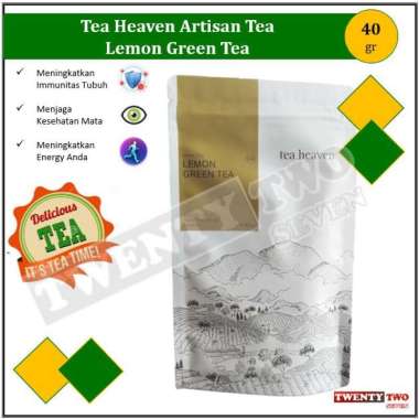 Tea Heaven Artisan Tea Green Black White Hijau Hitam Putih Teh Premium Lemon GT
