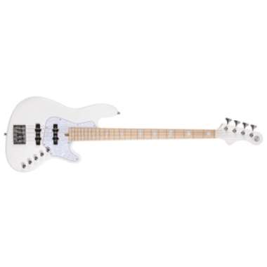 Bass Elektrik Cort Elrick NJS 4 String Electric Bass White Original