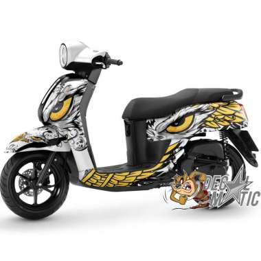 Decal Full Body Fazzio - Stiker Motor FAzio Full body Striping Sticker Variasi Motor Fazio Full - El