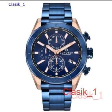 Original 100%!! Jam Tanagn Pria LOFOTEN F-6517 6517 Sapphire blue