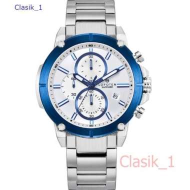 Original 100%!! Jam Tangan Pria Lofoten 6522 F-6522M Silver