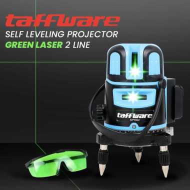 Taffware Self Leveling Projector Green Laser 2 Line