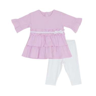 Torio Cotton Candy Fancy Outwear Set - Pakaian Anak Perempuan Baju Anak Setelan Anak 6-9 bulan