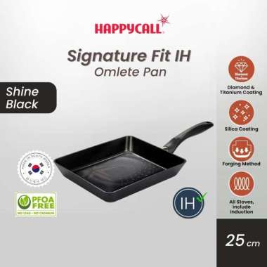 Happycall Omelete Pan Diamond Signature IH 25 cm - Omelet Fry Pan