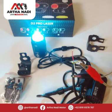 Lampu Tembak Lampu Laser Lampu Sorot AES D2 Bullaes Isi 2pcs 20 Watt Biru