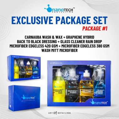 EKSKLUSIF PAKET #1 - PERAWATAN MOBIL MOTOR BARU CAT GLOSSY - nanoTECH PROTECTION - PENGKILAP MOBIL M