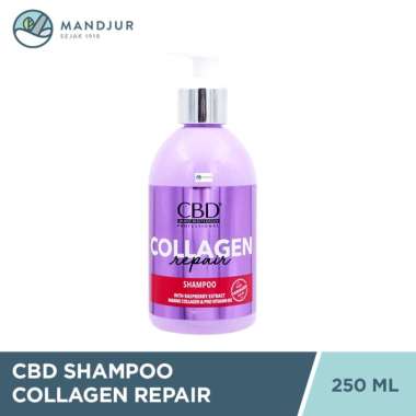 CBD Collagen Repair Shampoo 250 mL - Shampoo Rambut Rusak, Kering dan Bercabang