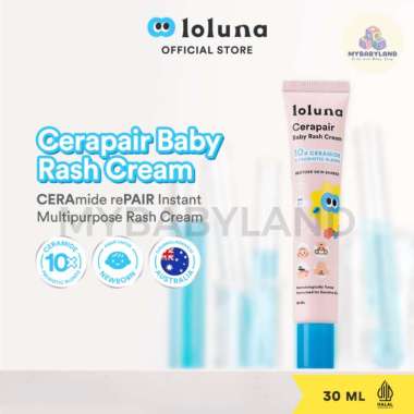 LOLUNA Baby Care Series | Body Wash | Baby Body and Face Lotion | Baby Hair Lotion | Cerapair Rash C