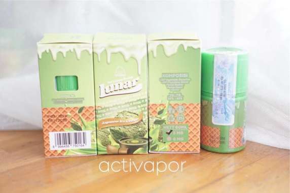 Lunar Ice Cream V4 Japanese Ice 3mg 6mg 60ml Matcha Vapezoo 9mg