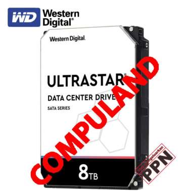 WD Ultrastar 8TB HC320 3.5" Hard Disk Harddisk HDD - HUS728T8TALE6L4 Multivariasi Multicolor