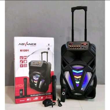 SPEAKER ADVANCE SERI K 1201 Speaker Portable 12inch Bluetooth
