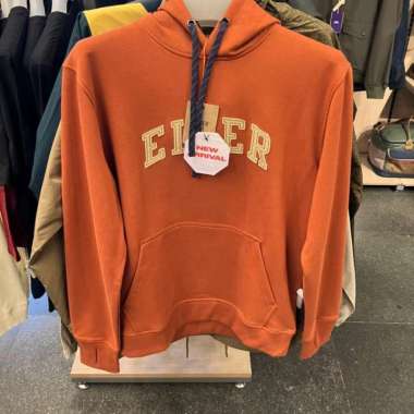 EIGER X-FELPATCH HOODIE - TERRACOTTA S
