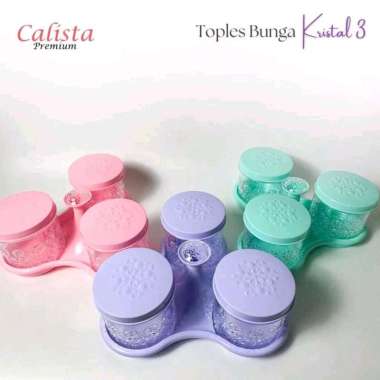 Toples 3 bunga kristal murah