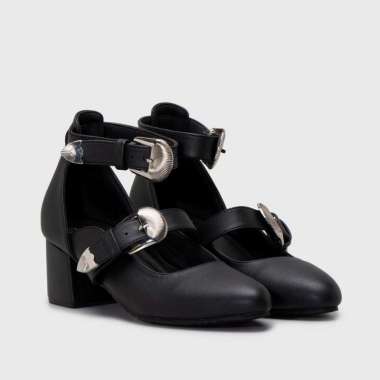 SPV - Bersky Heels Black - Sepatu Heels 41