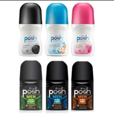 Posh Men / Posh Woman Deodorant Roll On Aneka Varian 50ml Active Pro