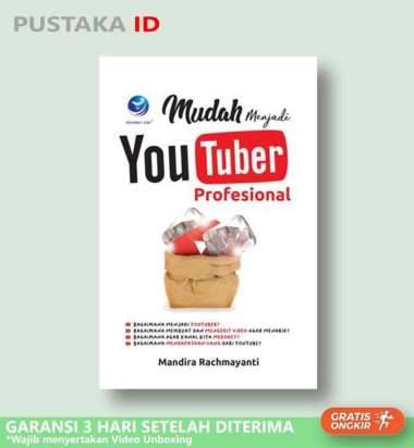Buku Mudah Menjadi Youtuber Profesional - Original