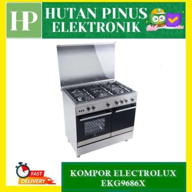 Kompor Electrolux Ekg9686X With Oven Free Standing Ekg9686 Ekg 9686 X New
