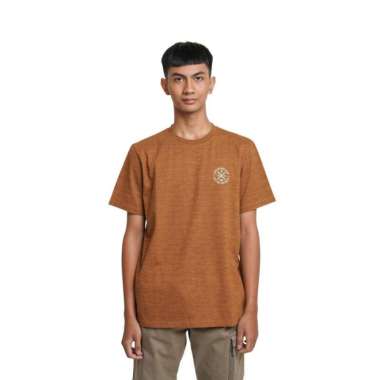 EIGER KAOS PRIA LENGAN PENDEK X ON THE ROAD TEES Brown L
