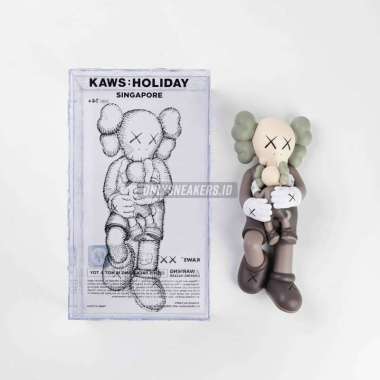 KAWS HOLIDAY SINGAPORE VINYL FIGURE BROWN