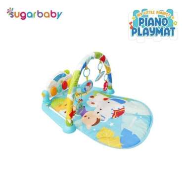 Sugarbaby My Little Pianist Piano Playmat / Matras Kasur Mainan Karpet Anak Bayi Blue Sugar Festival