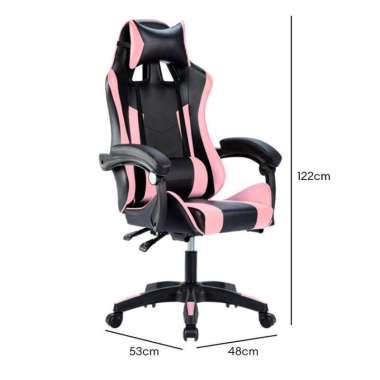 RM Kursi Gaming Kursi Kantor Kursi Direktur Ga Hitam+Pink