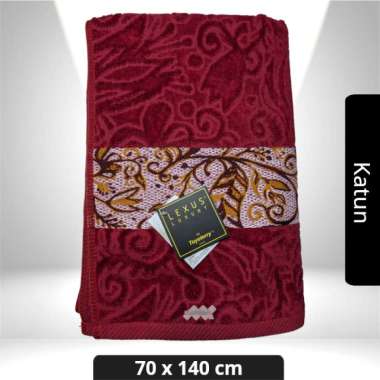 Handuk Mandi Lexus Luxury Dewasa 70x140 by Toyo Terry Premium Tebal Anti Jamur Termurah Merah