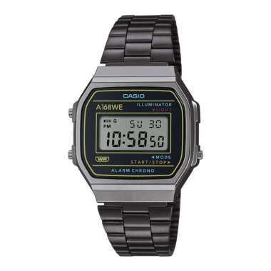 CASIO ORIGINAL - CASIO A168WEHB-1ADF - JAM TANGAN PRIA JAM PRIA NG - STAINLESS CASIO A168WEHB-1ADF- A168WEHB 1ADF 1ADF A168WEHB1