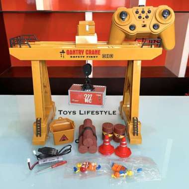 MAINAN ANAK RC REMOTE CONTROL TOWER CRANE MENARA DEREK Crane Engine