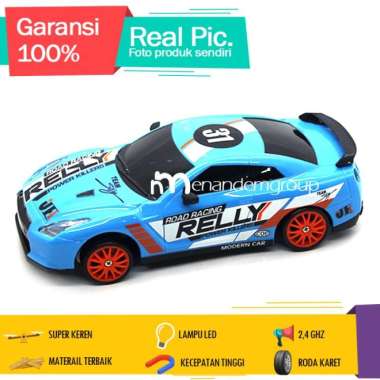 MAINAN MOBIL REMOT KONTROL RC DRIFT SEDAN BALAP 4WD JDM RALLY MODEL