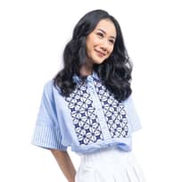 Kemeja Wanita - Bhatara Batik Scarlet 4774G Biru